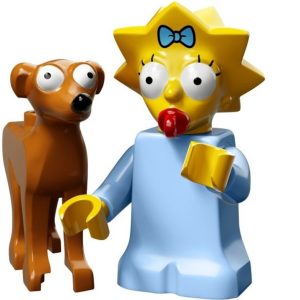 LEGO 71009 Minifigures Simpsons Seri 2 Maggie and Santa’s Little Helper