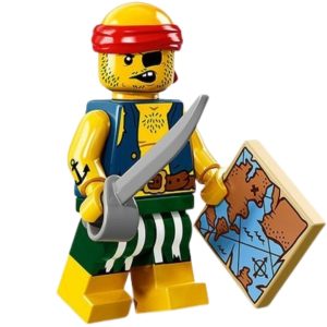 LEGO 71013 Collectible Minifigures Seri 16 Scallywag Pirate