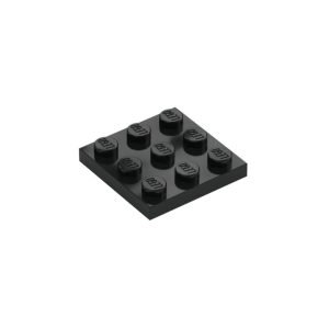 LEGO 11212 Plate 3 x 3 (Black)