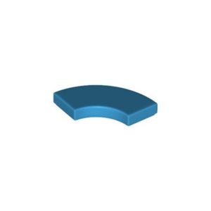 LEGO 27925 Tile 2 x 2 Curved Macaroni (Dark Azure)