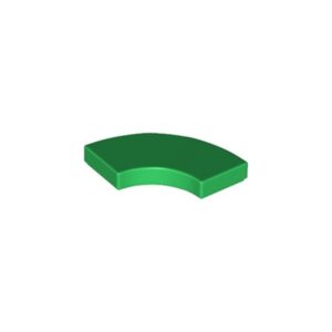 LEGO 27925 Tile 2 x 2 Curved Macaroni (Green)
