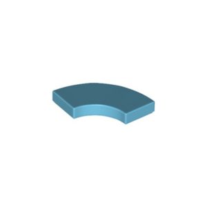 LEGO 27925 Tile 2 x 2 Curved Macaroni (Medium Azure)