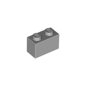 LEGO 3004 Brick 1 x 2 (Light Bluish Gray)