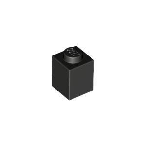 LEGO 3005 Brick 1 x 1 (Black)