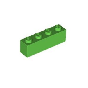 LEGO 3010 Brick 1 x 4 (Bright Green)