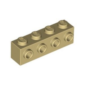 LEGO 30414 Brick Special 1 x 4 with 4 Studs on One Side (Tan)