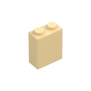LEGO 3245 Brick 1 x 2 x 2 with Inside Stud Holder (Tan)
