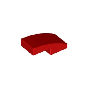 LEGO 11477 Slope Curved 2 x 1 No Studs [1/2 Bow] (Red)