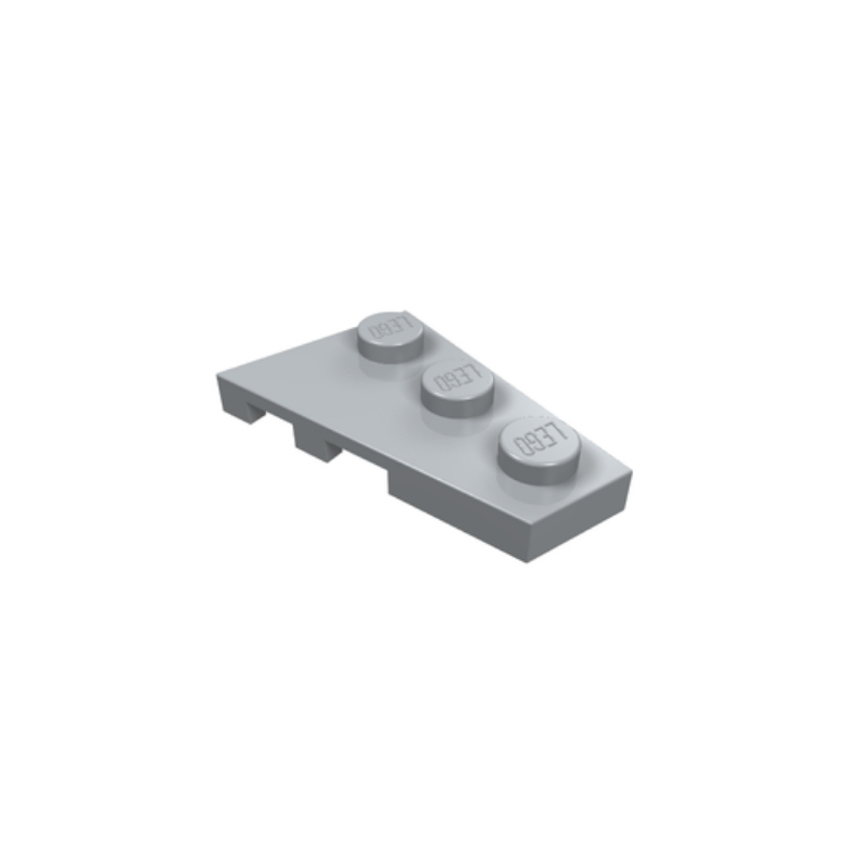 LEGO 43722 Wedge Plate 2 x 3 Wing Right (Light Bluish Gray)