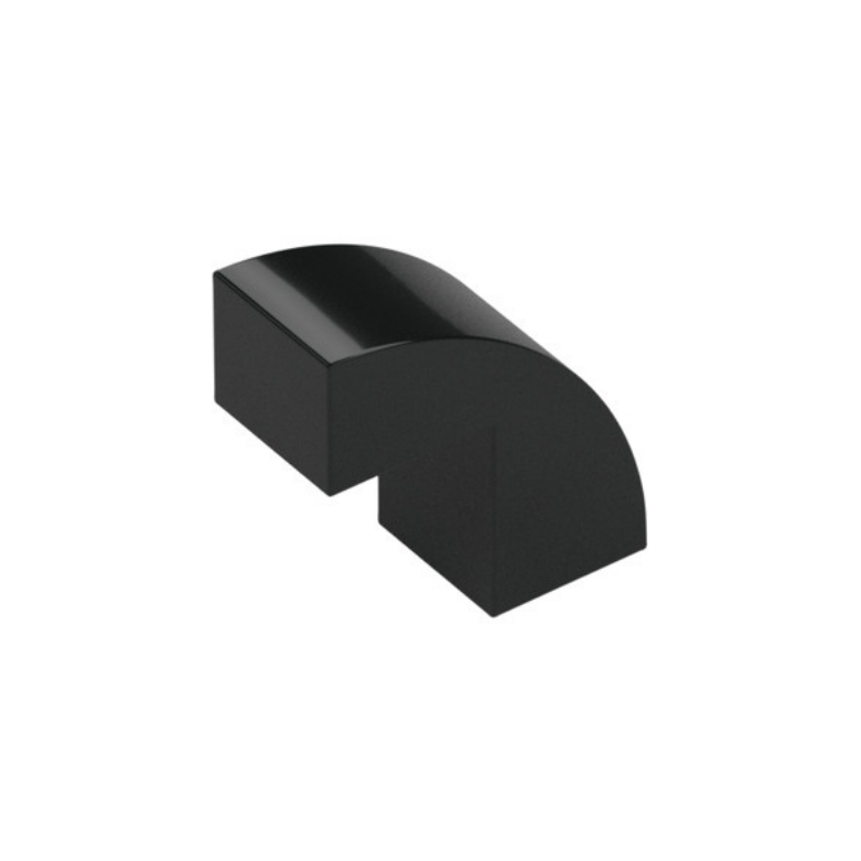 LEGO 5907 Brick Curved 1 x 2 x 1 2/3 with 1 Cutout (Black)