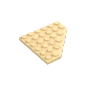 LEGO 6106 Wedge Plate 6 x 6 Corner (Tan)