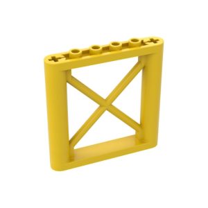 LEGO 64448 Support 1 x 6 x 5 Girder Rectangular (Yellow)