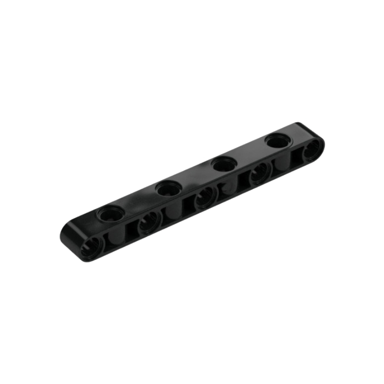 LEGO 6612 Beam 9 with Side Holes (Black)