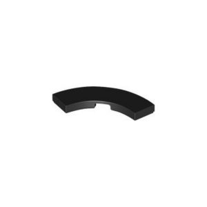 LEGO 79393 Tile 3 x 3 Curved Macaroni (Black)