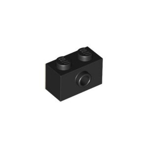 LEGO 86876 Brick Special 1 x 2 with 1 Center Stud on 1 Side Bottom Stud Holder (Black)
