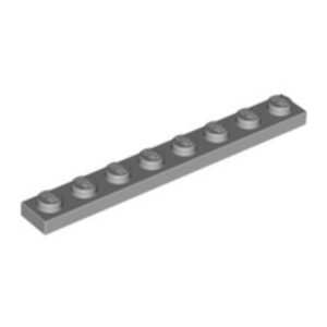 LEGO 3460 Plate 1 x 8 (Light Bluish Gray)
