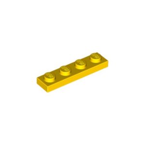 LEGO 3710 Plate 1 x 4 (Yellow)