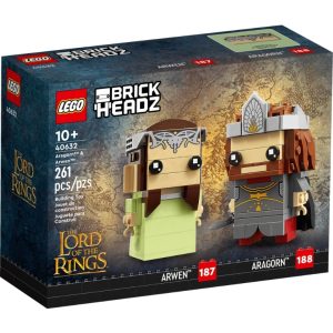 LEGO BrickHeadz 40632 Lord Of The Rings Aragorn & Arwen