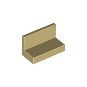 LEGO 4865a Panel 1 x 2 x 1 Square Corners (Tan)