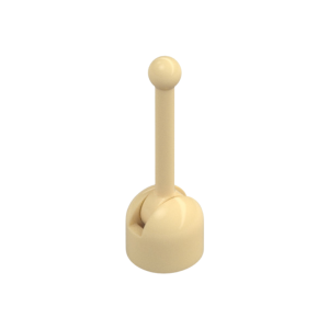 LEGO 4592c06 Lever Small Base with Tan Lever (Tan)