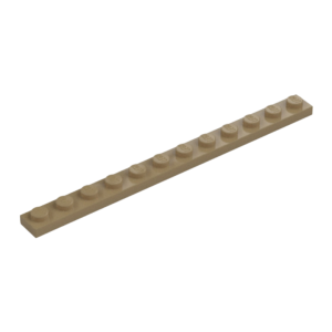 LEGO 60479 Plate 1 x 12 (Dark Tan)