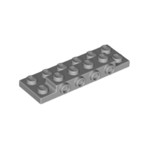LEGO 72132 Plate Special 2 x 6 x 2/3 with 4 Studs on Side, 3 Support Walls on Bottom (Light Bluish Gray)