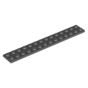 LEGO 91988 Plate 2 x 14 (Dark Bluish Gray)