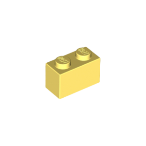 LEGO 3004 Brick 1 x 2 (Bright Light Yellow)