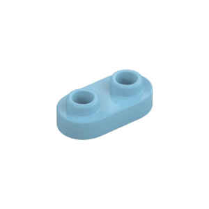 LEGO 35480 Plate Special 1 x 2 Rounded with 2 Open Studs (Medium Azure)