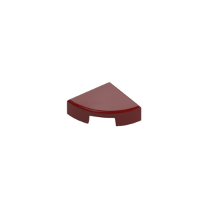 LEGO 25269 Tile Round 1 x 1 Quarter (Dark Red)