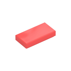 LEGO 3069 Tile 1 x 2 (Coral)