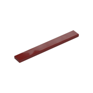 LEGO 4162 Tile 1 x 8 (Dark Red)