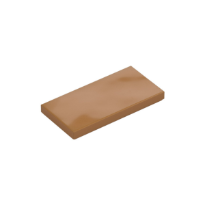 LEGO 87079 Tile 2 x 4 (Medium Nougat)