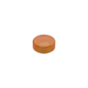 LEGO 98138 Tile Round 1 x 1 (Transparent Orange)