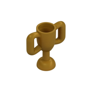 LEGO Equipment 10172 Trophy Cup Small (Pearl Gold)