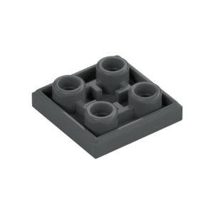 LEGO 11203 Tile Special 2 x 2 Inverted (Dark Bluish Gray)
