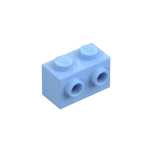 LEGO 11211 Brick Special 1 x 2 with 2 Studs on 1 Side (Bright Light Blue)