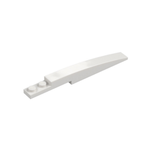 LEGO 13731 Brick Curved 10 x 1 [Symmetric Inside Ridges] (White)