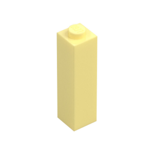 LEGO 14716 Brick 1 x 1 x 3 (Bright Light Yellow)