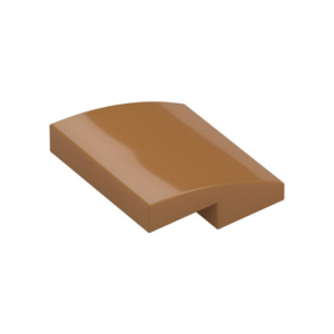 LEGO 15068 Slope Curved 2 x 2 x 2/3 (Medium Nougat)