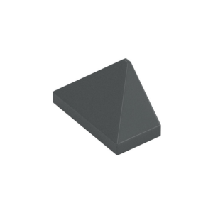 LEGO 15571 Slope 45° 2 x 1 Triple with Inside Stud Holder (Dark Bluish Gray)