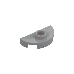 LEGO 1745 Plate Special Round 1 x 2 Half Circle with Stud Jumper (Light Bluish Gray)