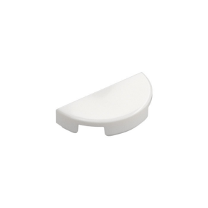 LEGO 1748 Tile Round 1 x 2 Half Circle (White)
