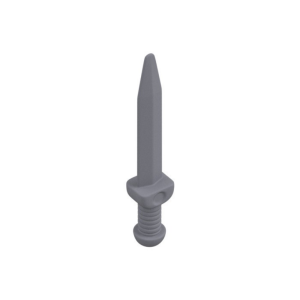 LEGO Weapon 18034 Sword with Thick Crossguard (Flat Silver)
