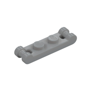 LEGO 18649 Plate Special 1 x 2 with Handles on Ends (Light Bluish Gray)