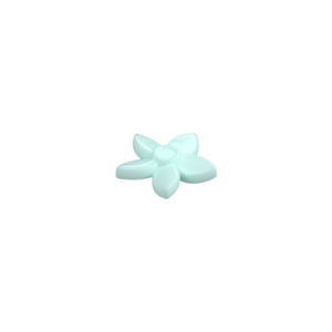 LEGO 18853 Plant Flower with 5 Pointed Petals and Pin (Light Aqua)