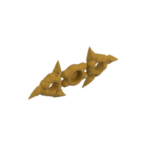 LEGO Weapon 19807 Throwing Star (Pearl Gold)