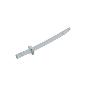 LEGO Weapon 21459 Sword / Katana / Shamshir with Capped Pommel (Opal Transparent Clear)