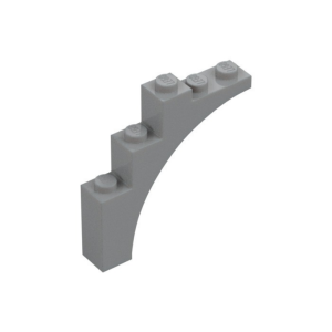 LEGO 2339 Brick Arch 1 x 5 x 4 [Continuous Bow] (Light Bluish Gray)