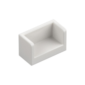 LEGO 23969 Panel 1 x 2 x 1 with Rounded Corners and 2 Sides (White)